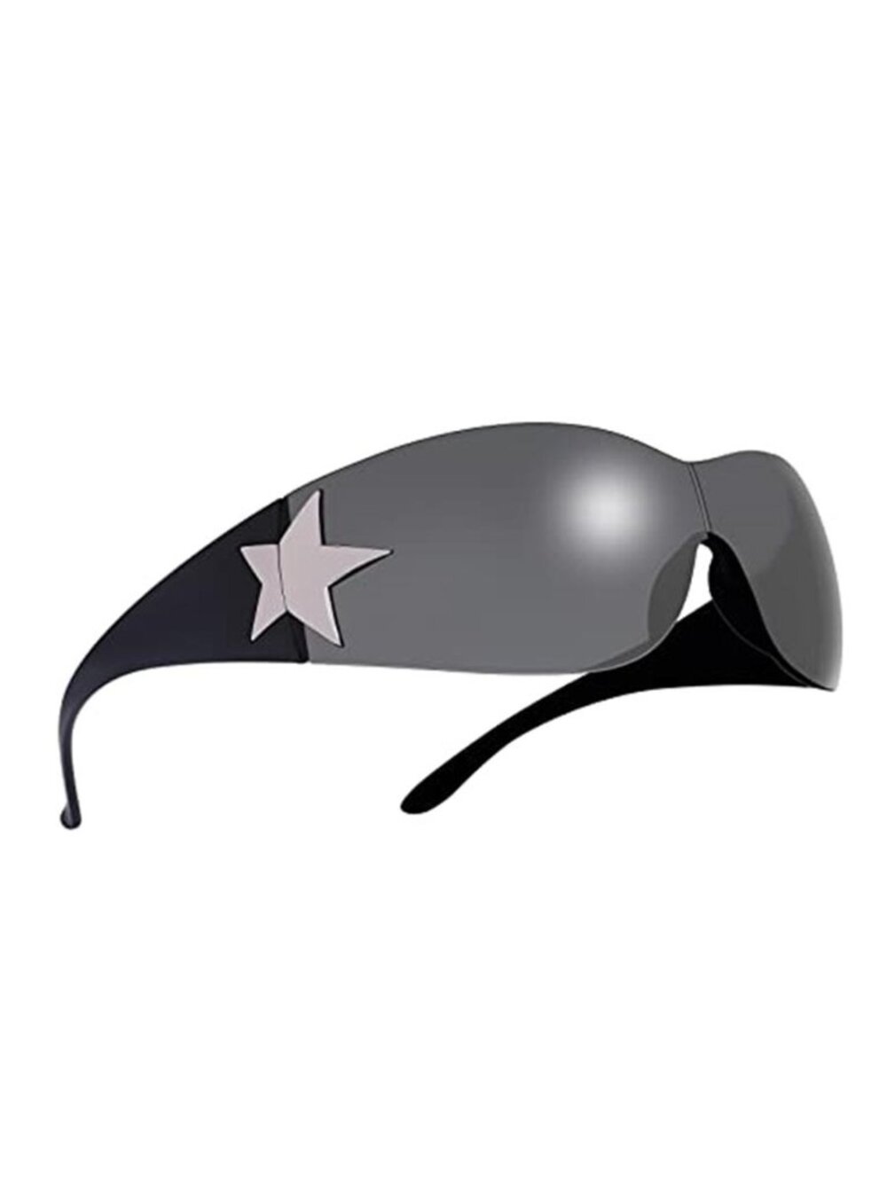 Square Sunglasses for Women Oversized Rimless Sunglasses UV Protection